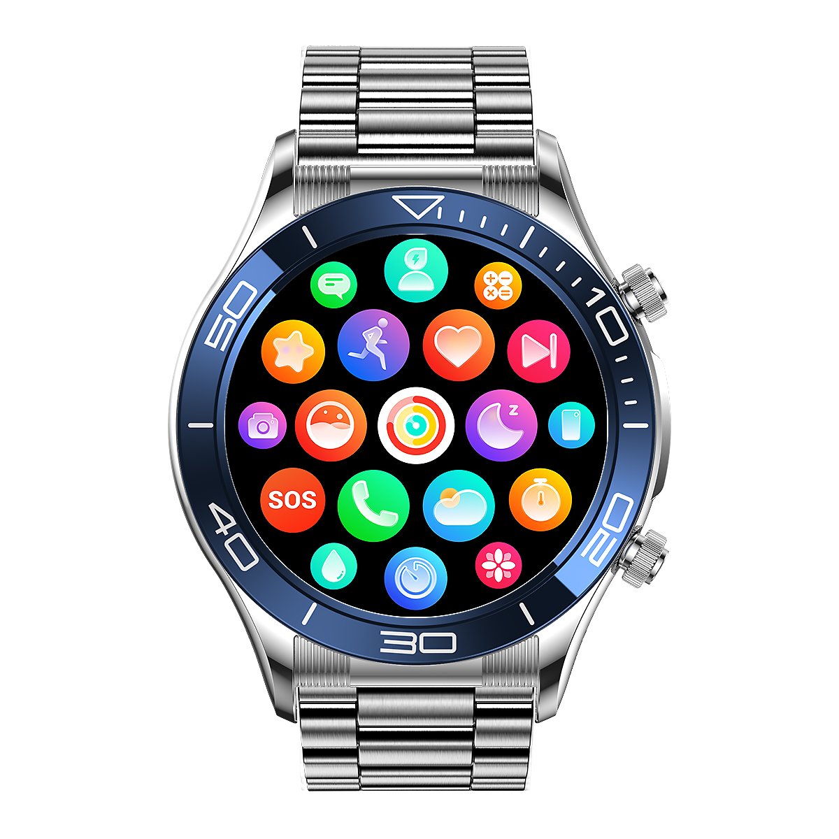 2023 New E18U smart watch for men tracker HD 360*360 touch display ip68 waterproof smart watch with fashion smart watches