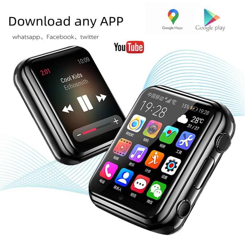 W5 4g Mobile Phone Children's SmartWatch Android 9.0 Smart Watch with Gps Positioning Wifi App Student Video Call