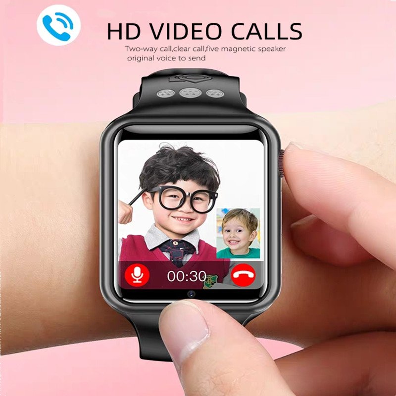 W5 4g Mobile Phone Children's SmartWatch Android 9.0 Smart Watch with Gps Positioning Wifi App Student Video Call