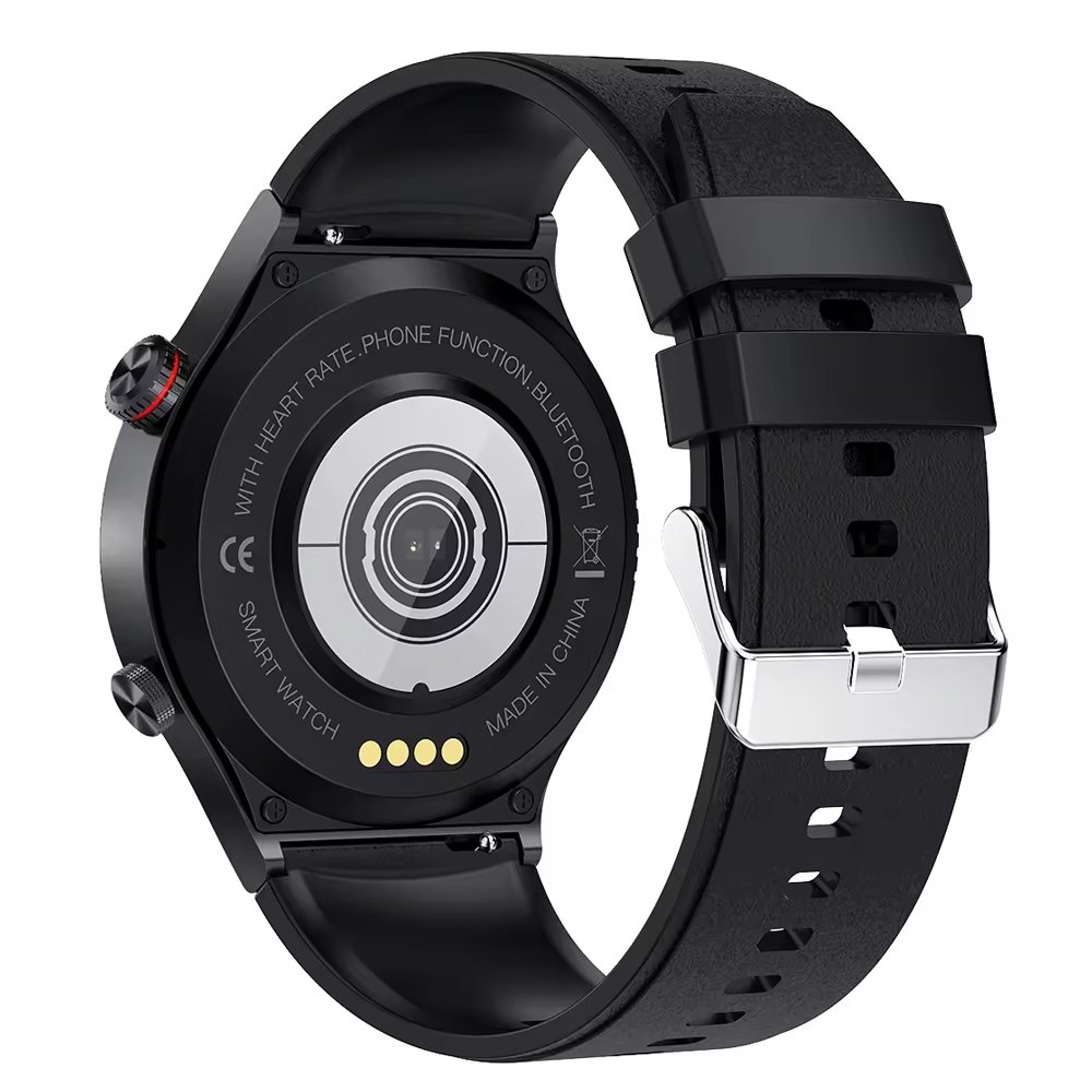 2024 QW33 1.28 inch Round Screen Magnetic Charging Smart Watches NFC BT Calling Health Monitoring Smart Watch For Men Women