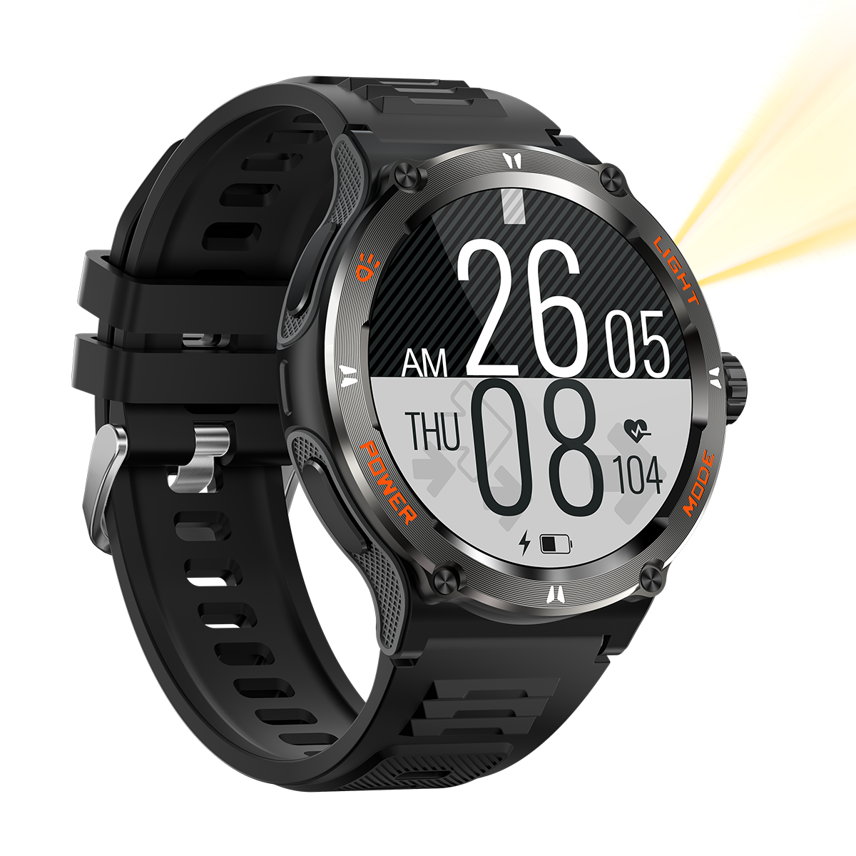 New KT76 Sport Smart Watch 25 Days Battery Life IP68 Waterproof Quality Guarantee Health Smartwatch For Men
