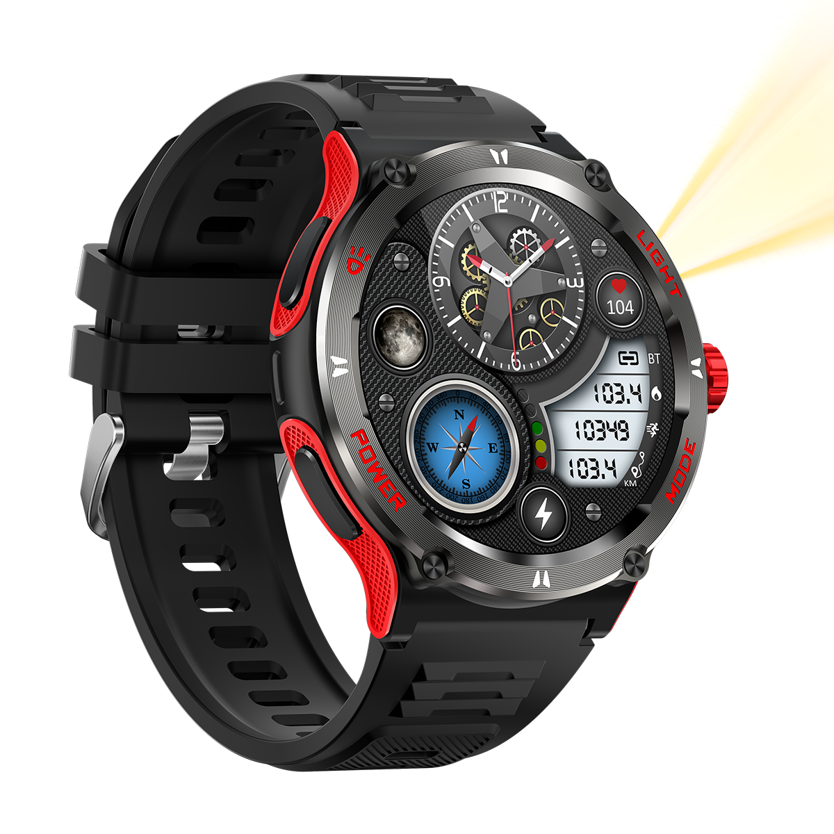 New KT76 Sport Smart Watch 25 Days Battery Life IP68 Waterproof Quality Guarantee Health Smartwatch For Men
