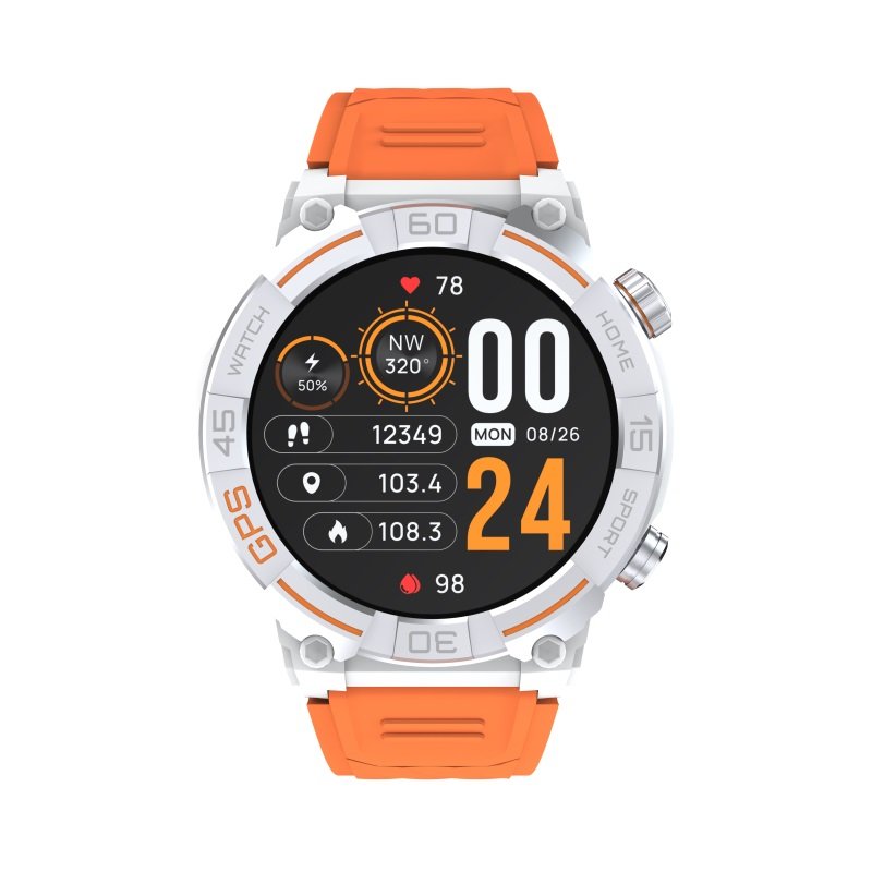 2023 NEW Adult Android Reloj Smartwatch OEM IP68 Waterproof Men Heart Rate Monitor Sport Hiking Fitness Tracker GPS Smart Watch