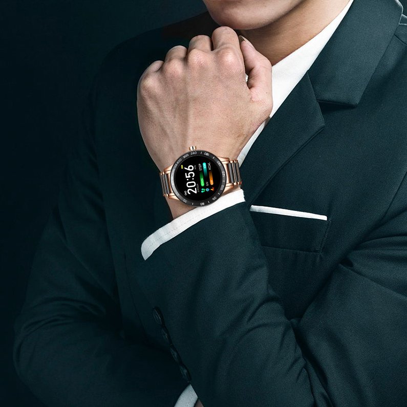 Lige Bw0151 New Functional Heart Rate Fitness Full Circle Touch Screen Smart Watch For Men