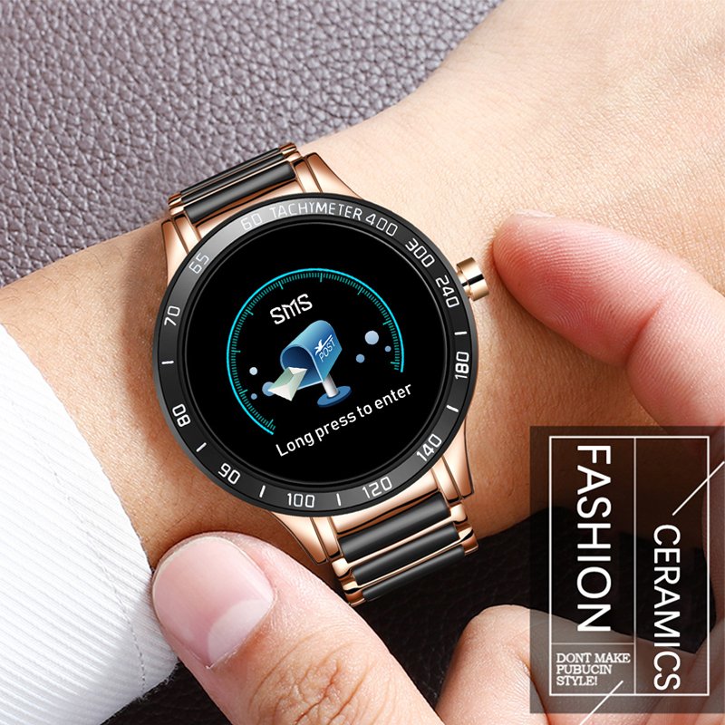Lige Bw0151 New Functional Heart Rate Fitness Full Circle Touch Screen Smart Watch For Men