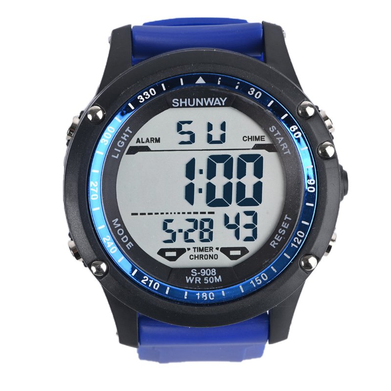 New Listing digital sport watch waterproof stainless smart watches men