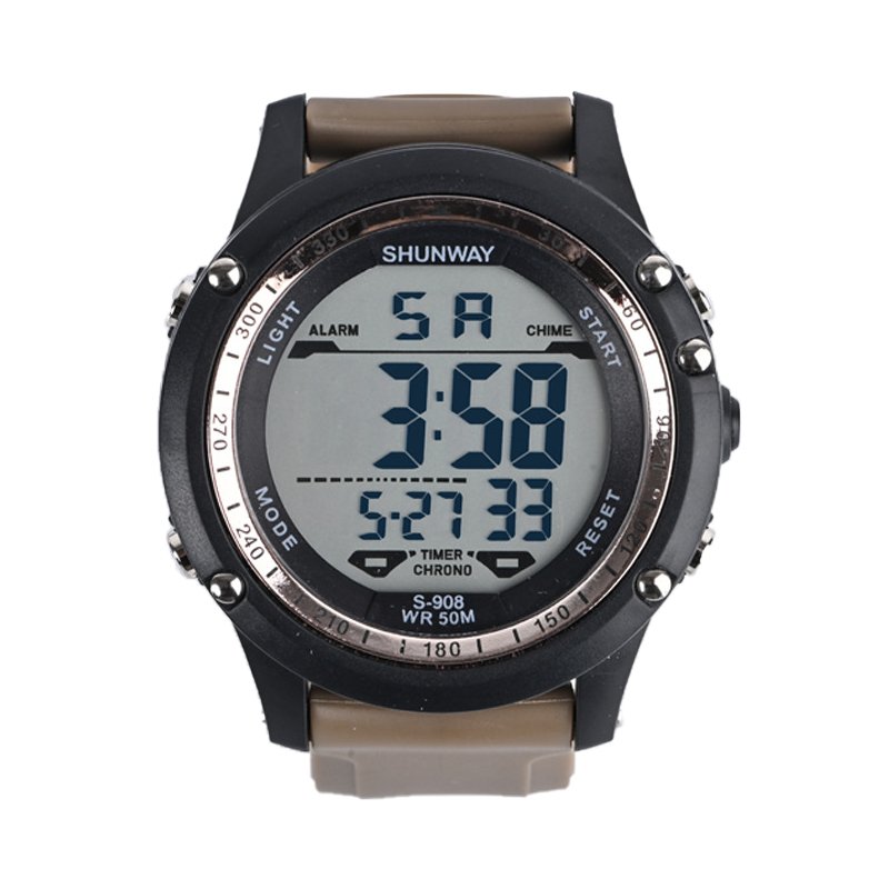 New Listing digital sport watch waterproof stainless smart watches men