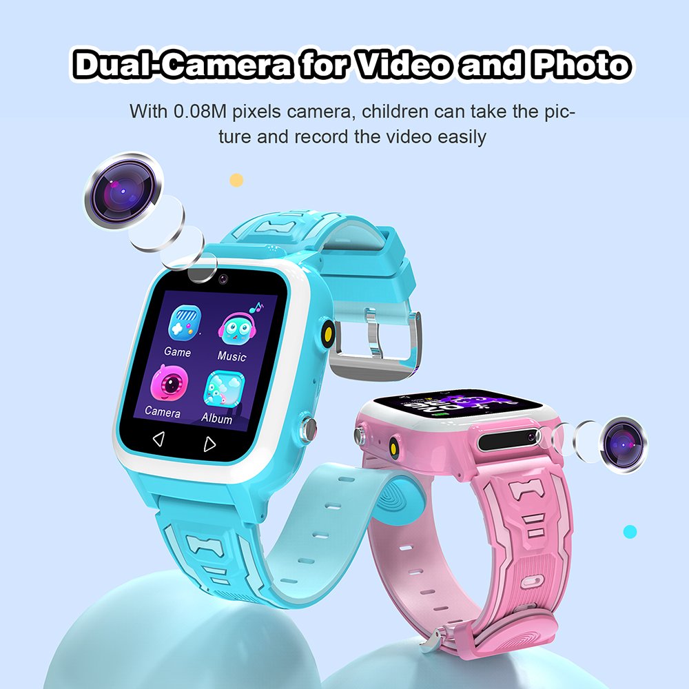 2022 Smart watch with games Y8x 1.4inch IPS touch screen gaming smart watch with cameras 25 puzzle games for kids multi-language