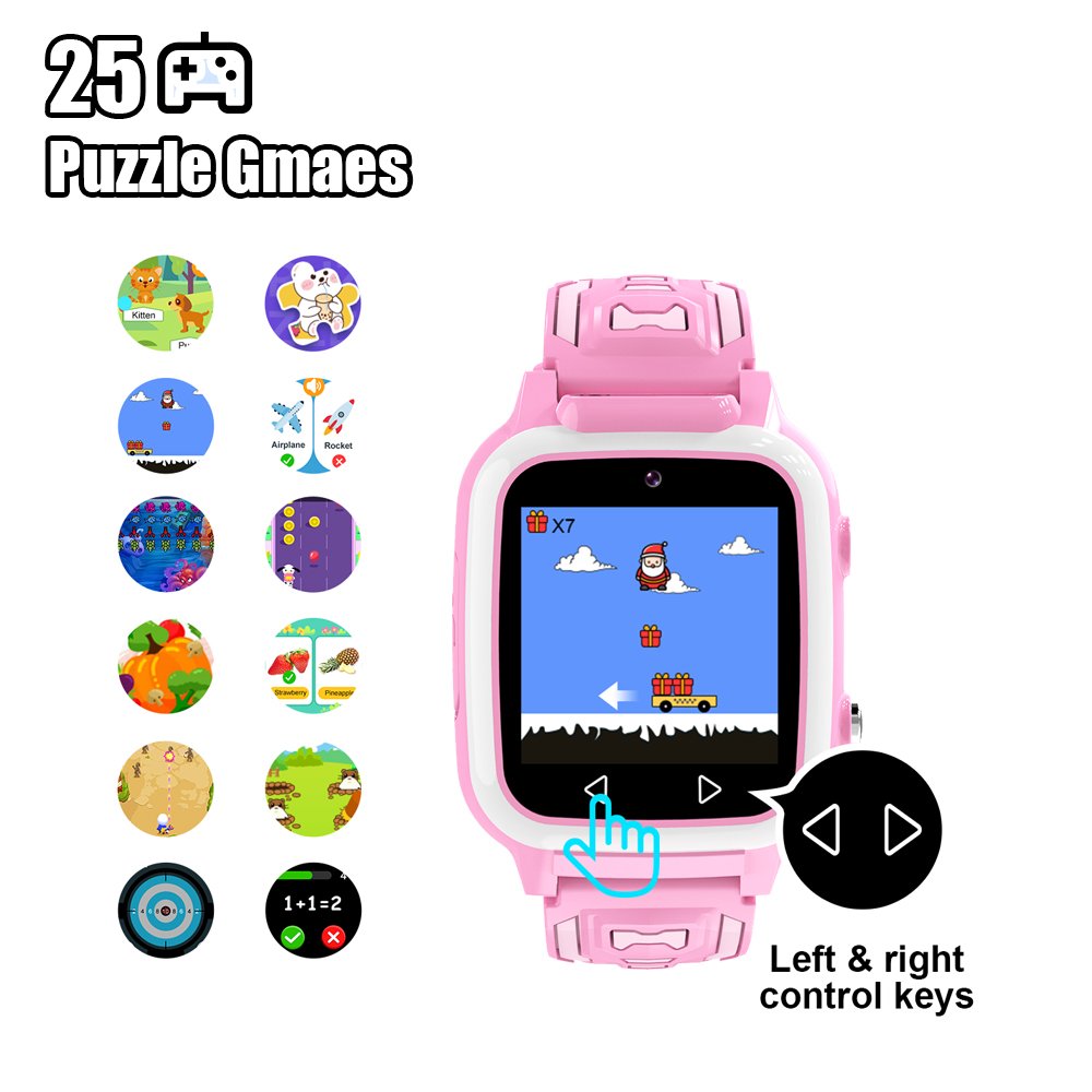 2022 Smart watch with games Y8x 1.4inch IPS touch screen gaming smart watch with cameras 25 puzzle games for kids multi-language