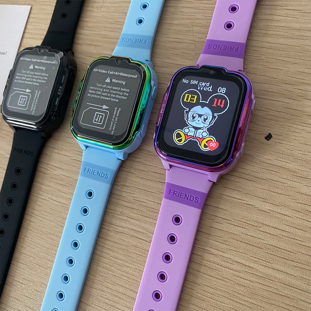 2024 New DH20 1.83Inch 4G Video Call Kids watch GPS LBS SOS Smartwatch 700mAh Big battery Smart Watch For children