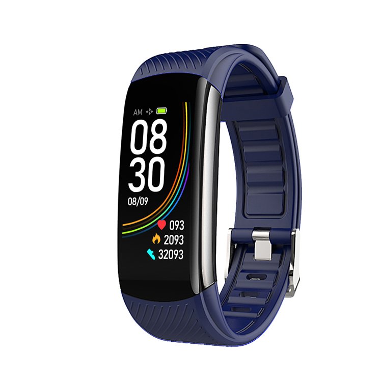 Body temperature smart bracelet smart watch with 0.96Inch Display Ladies Watches Women Call Messages Reminder