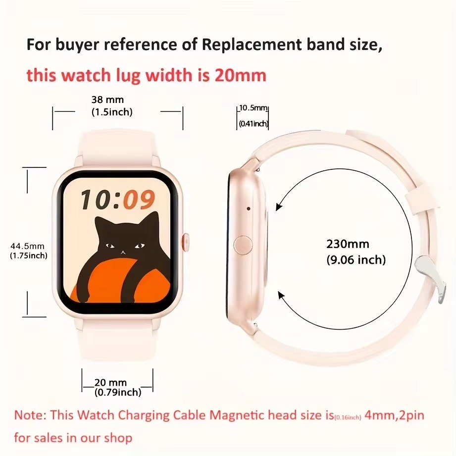 ZL54C Smart Watch 1.83'' Full Touch Screen: 100+ Sport Modes, Ai Control, Games, Smart Watch For Android & IOS Phones