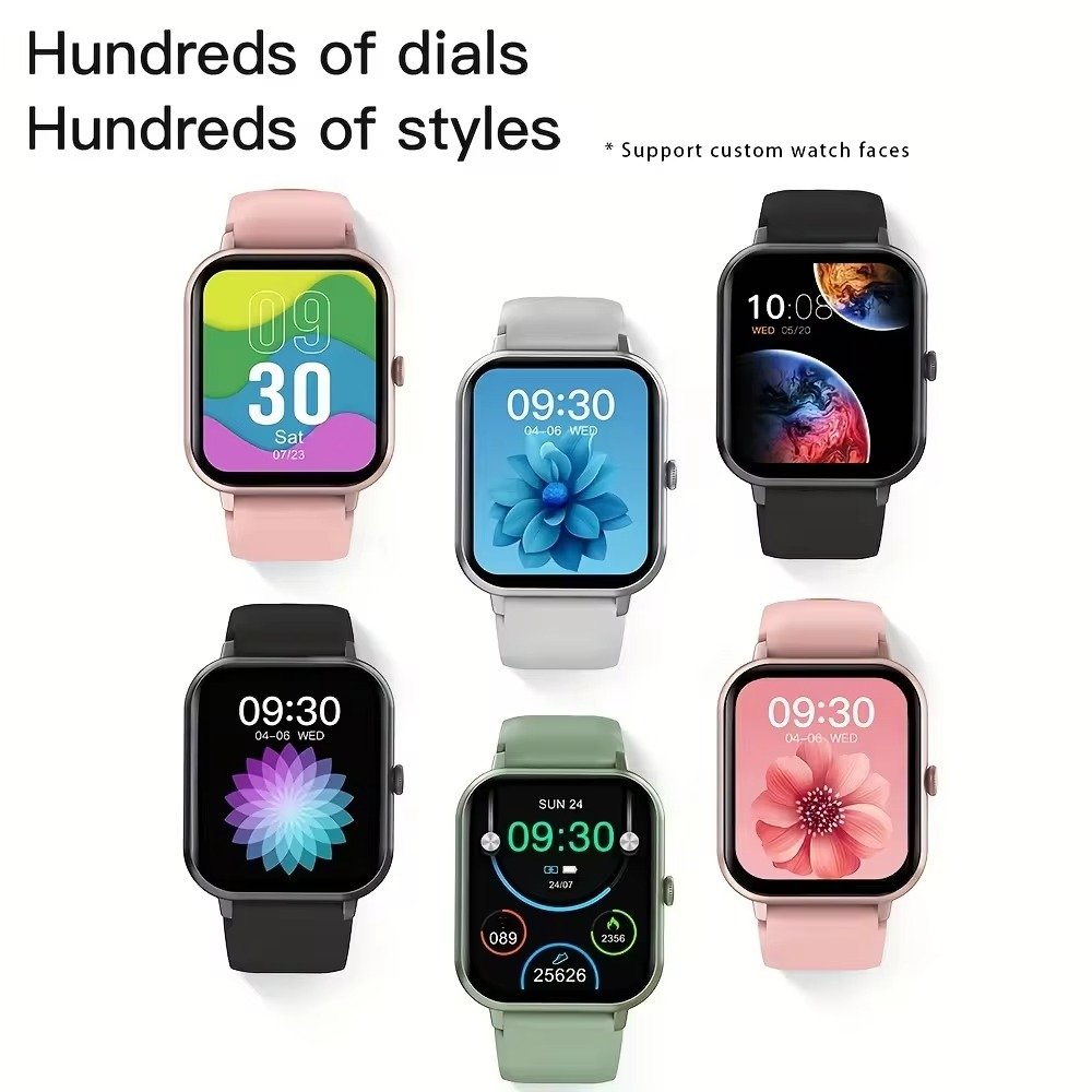 ZL54C Smart Watch 1.83'' Full Touch Screen: 100+ Sport Modes, Ai Control, Games, Smart Watch For Android & IOS Phones