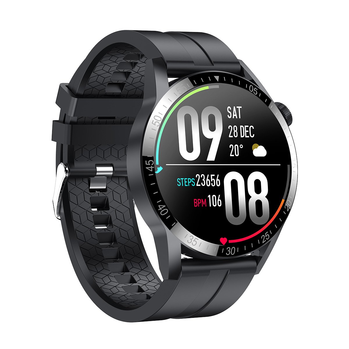 G40 Sports Round Full touch Smart watch Fitness IP67 waterproof Reloj inteligente Blood pressure BT call Smartwatch