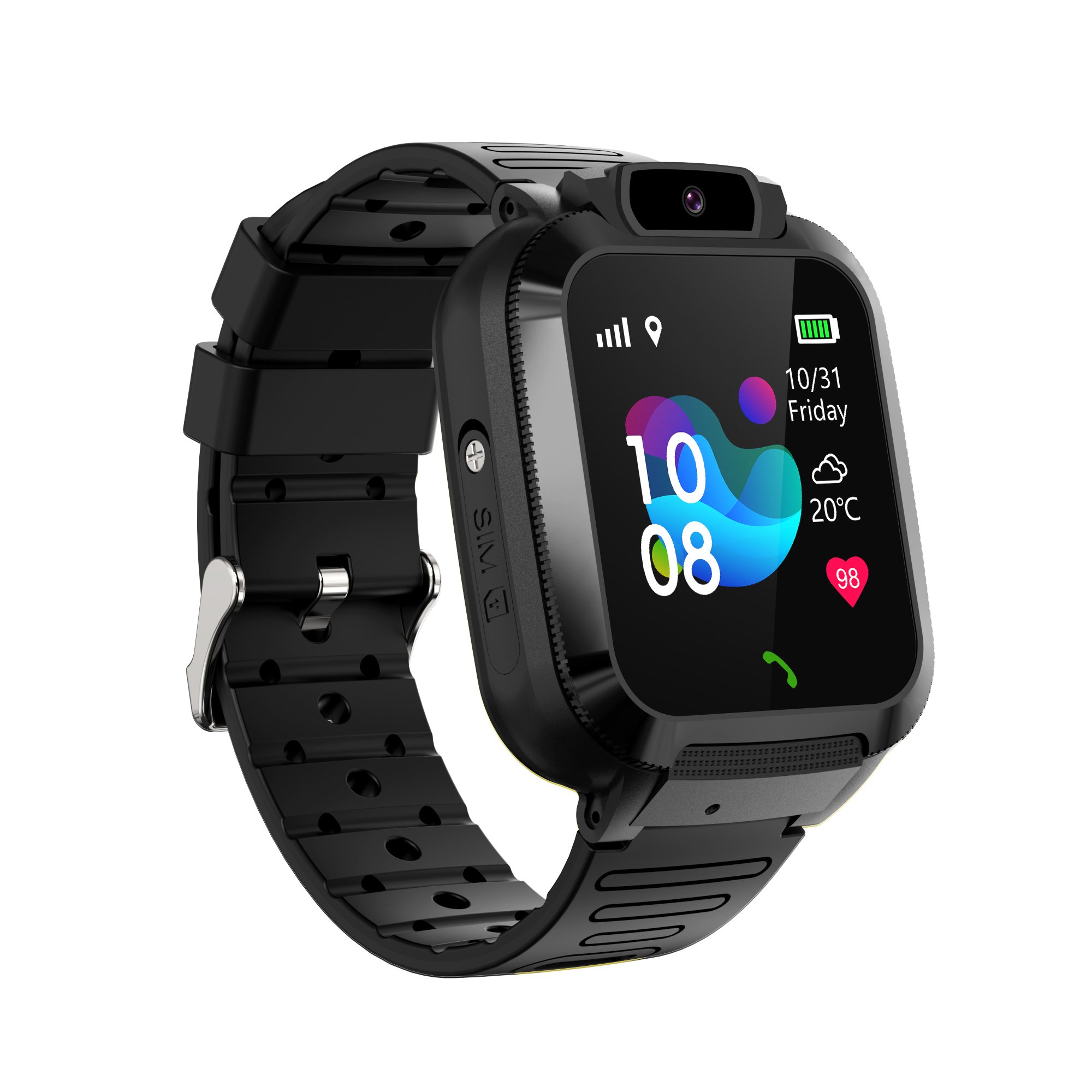Q16S Kids Smart Watch 2G 1.44inch Colorful LBS SIM Card Calling Watch SOS Boys Girls Waterproof Android Watch 2023