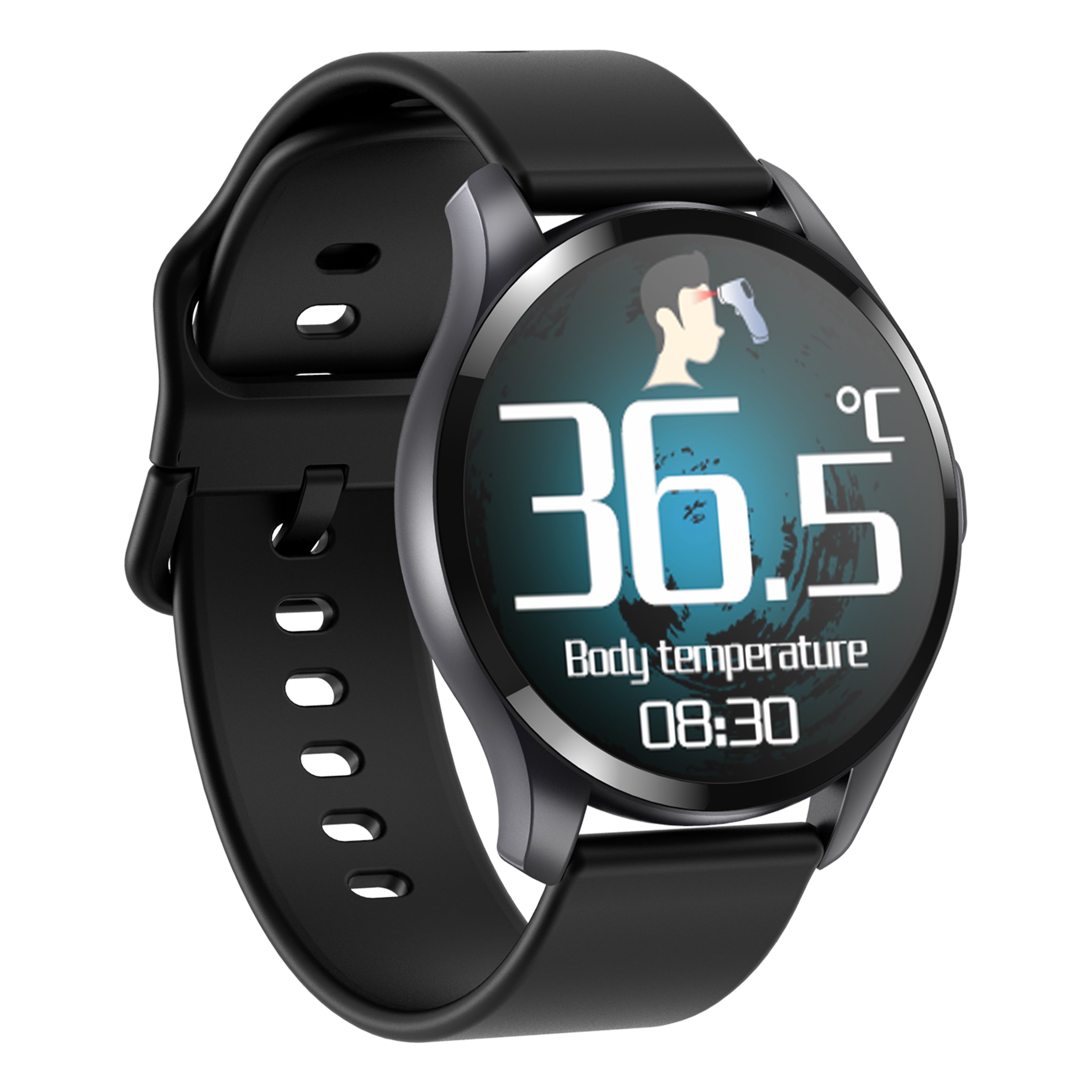 High quality T88 smart watch custom wallpaper sports watches body temperature rotation button smartwatch