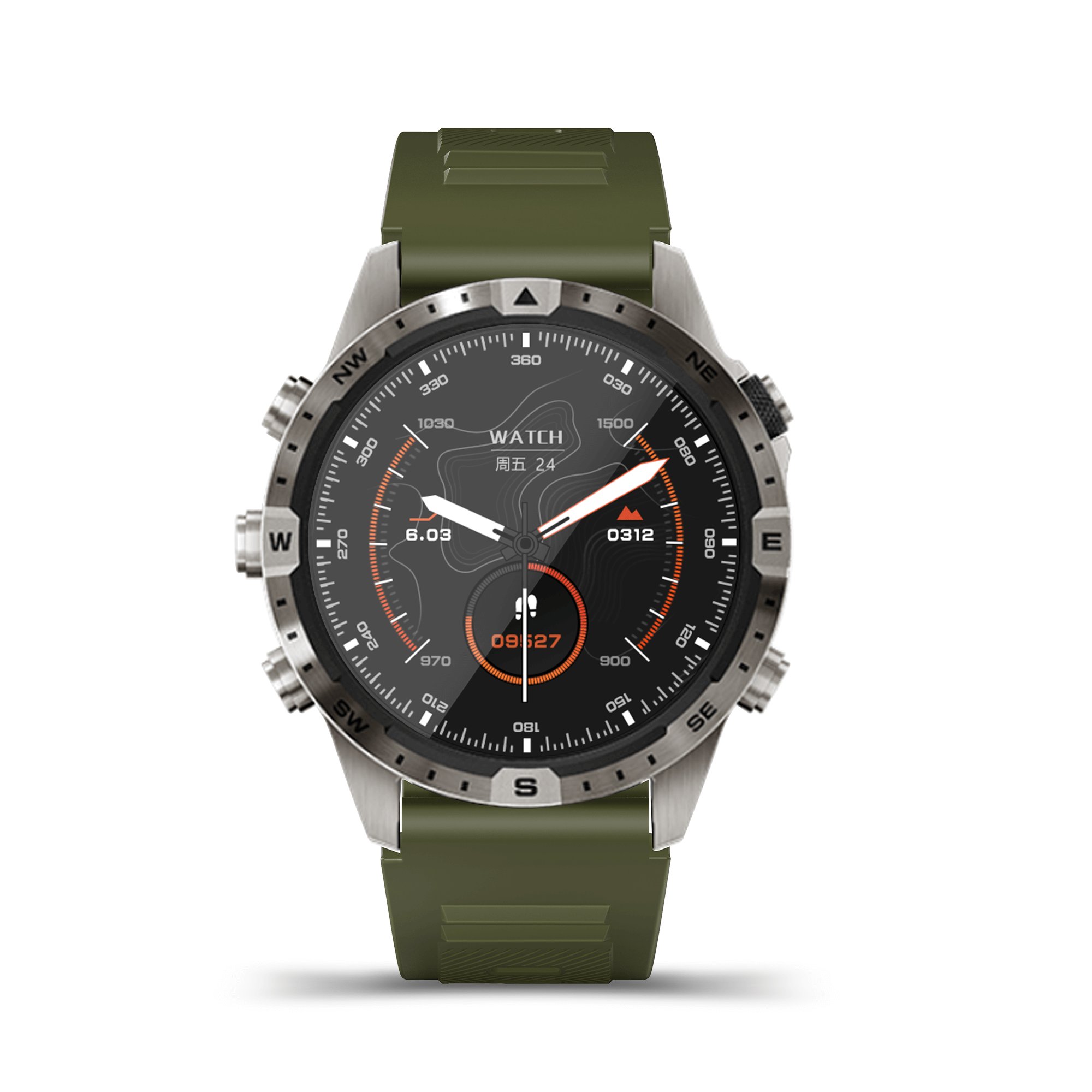 Premium 2023 Compass Support New Sport Smart Watch for Men Heart Rate Blood Oxygen Monitoring Bluetooth Call Ip67 Waterproof