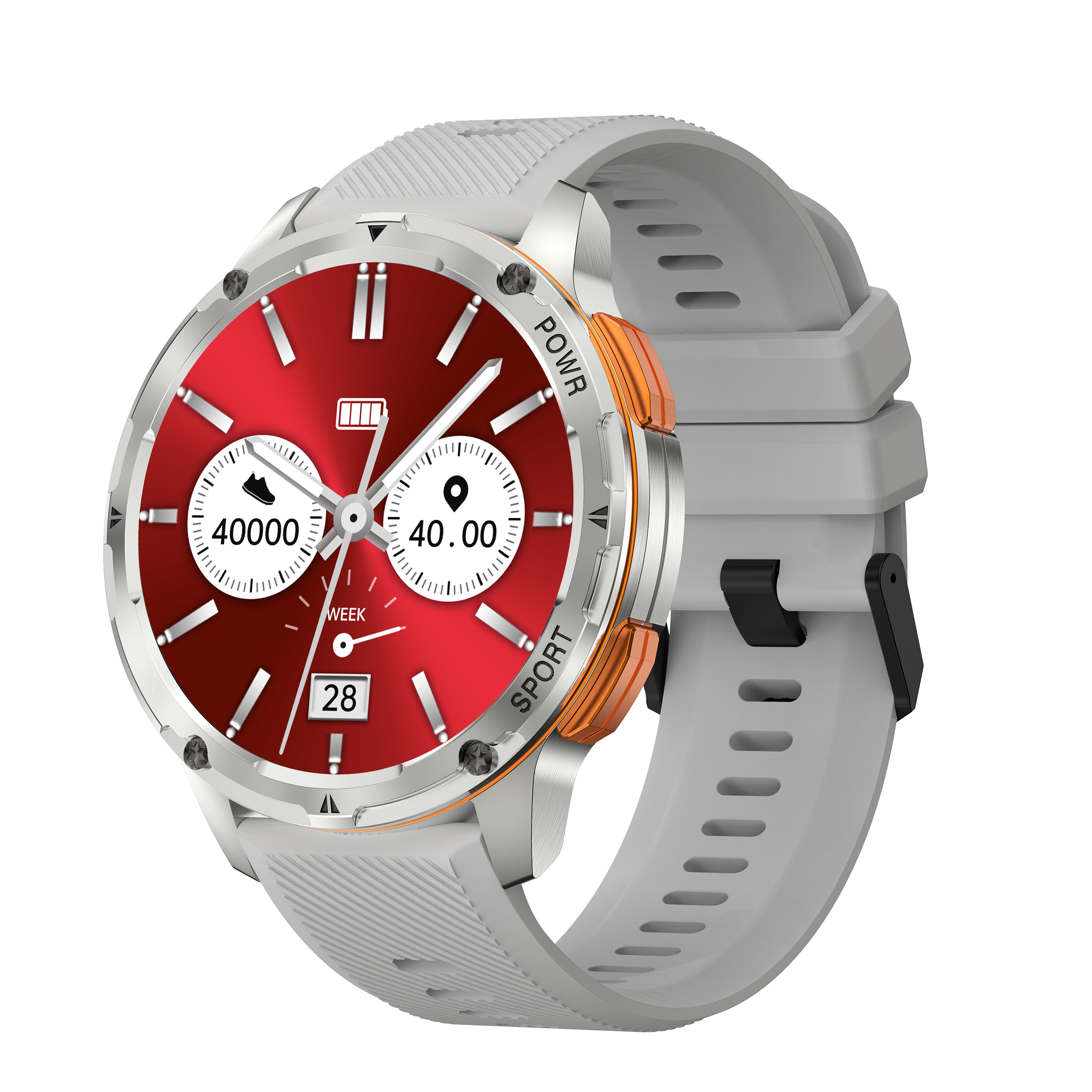 outdoor smart watch 1.43" BT call SMS reply mass dial multiple movement modes 400mAh AK59 smartwatch for sport