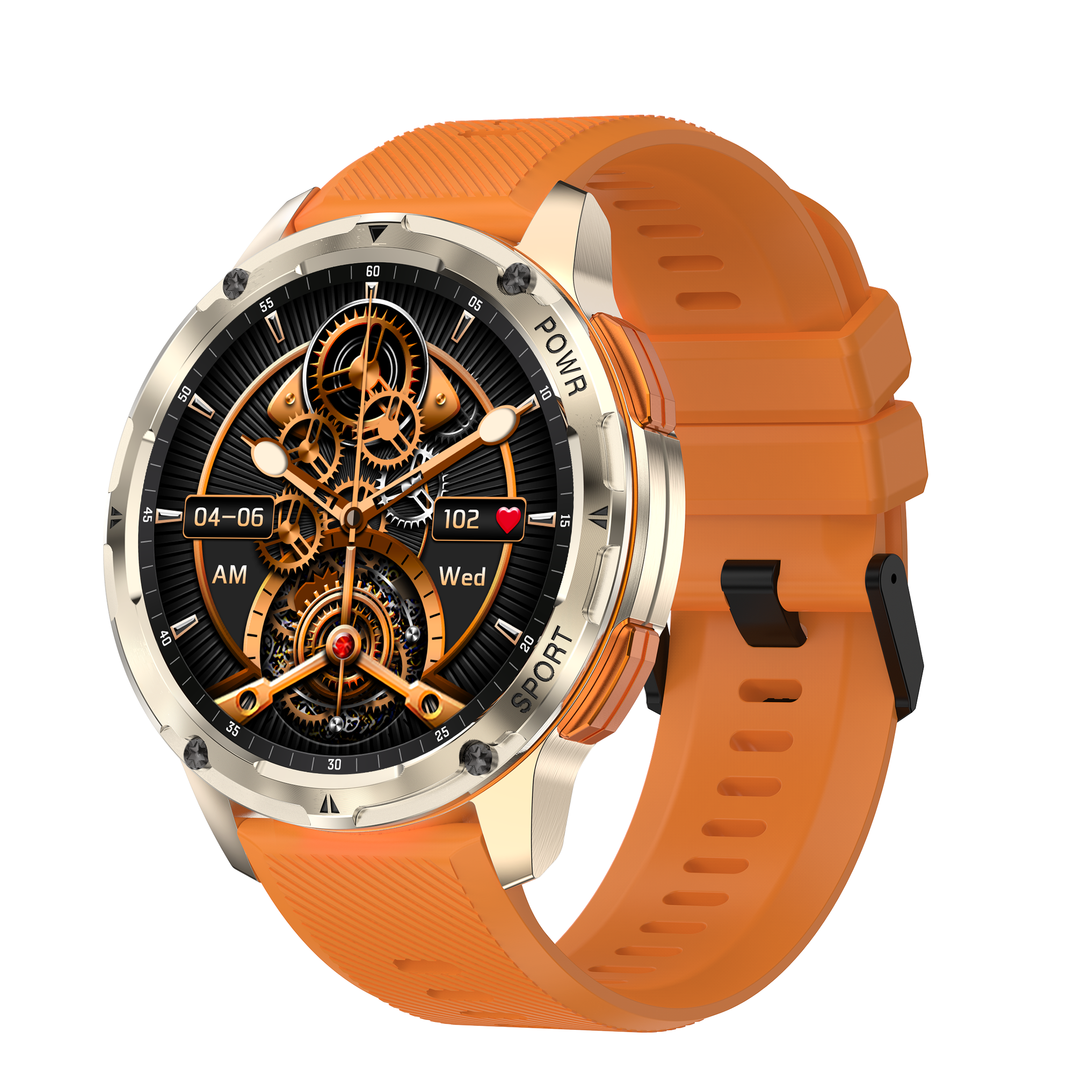 outdoor smart watch 1.43" BT call SMS reply mass dial multiple movement modes 400mAh AK59 smartwatch for sport
