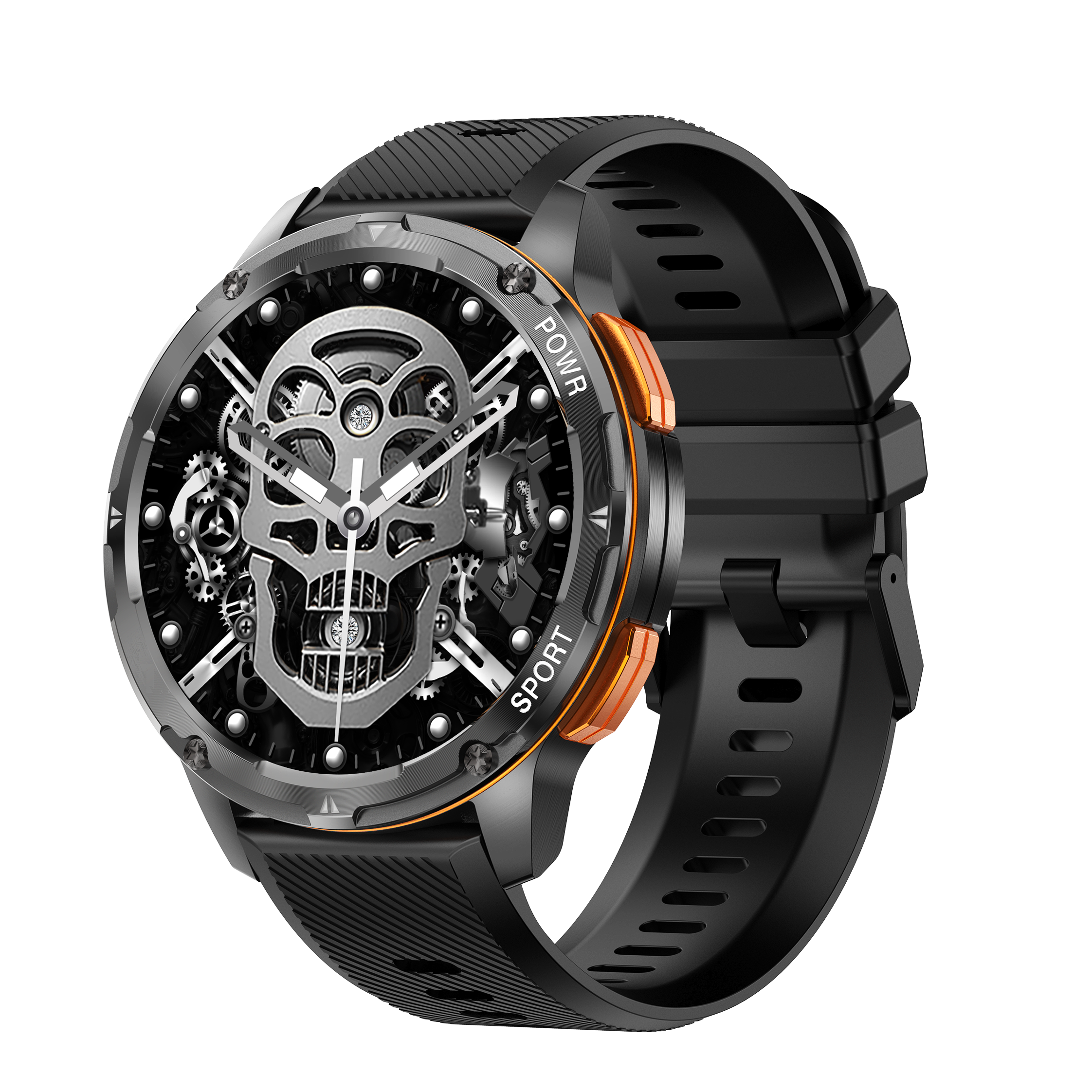 outdoor smart watch 1.43" BT call SMS reply mass dial multiple movement modes 400mAh AK59 smartwatch for sport