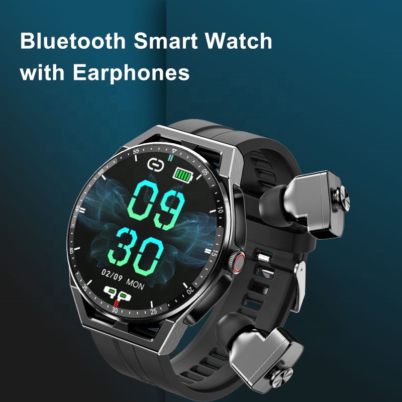 Max Version Ultra Wifi Sports Men Ladies 2 en 1 Smart Watch With Earbuds