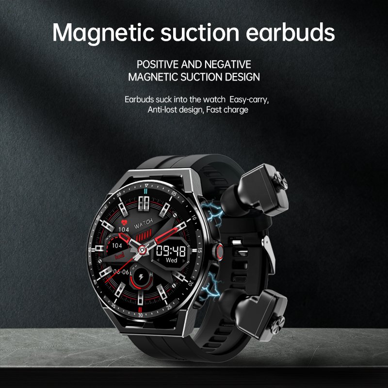 Max Version Ultra Wifi Sports Men Ladies 2 en 1 Smart Watch With Earbuds