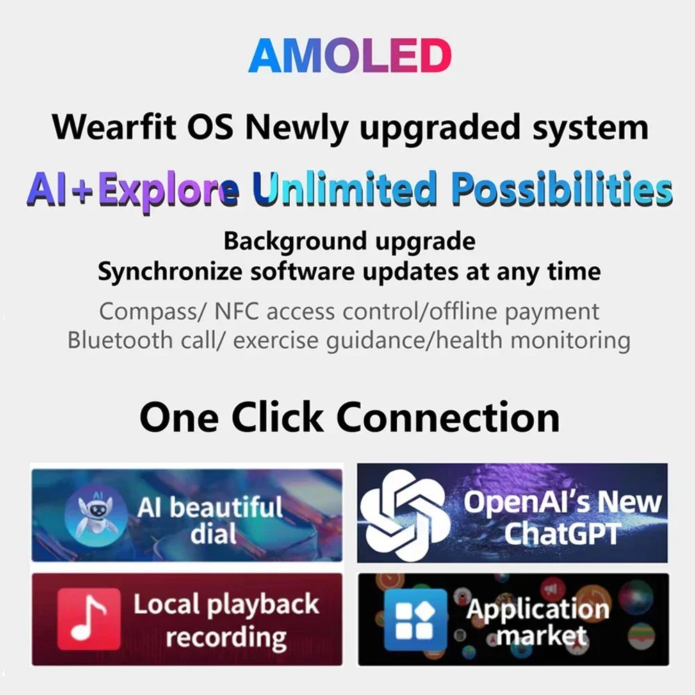 HK9 Ultra2 Max AMOLED Smart Watch Men Women 2GB ROM Photo Album NFC Compass chatgpt Heart Rate Sport Smartwatch