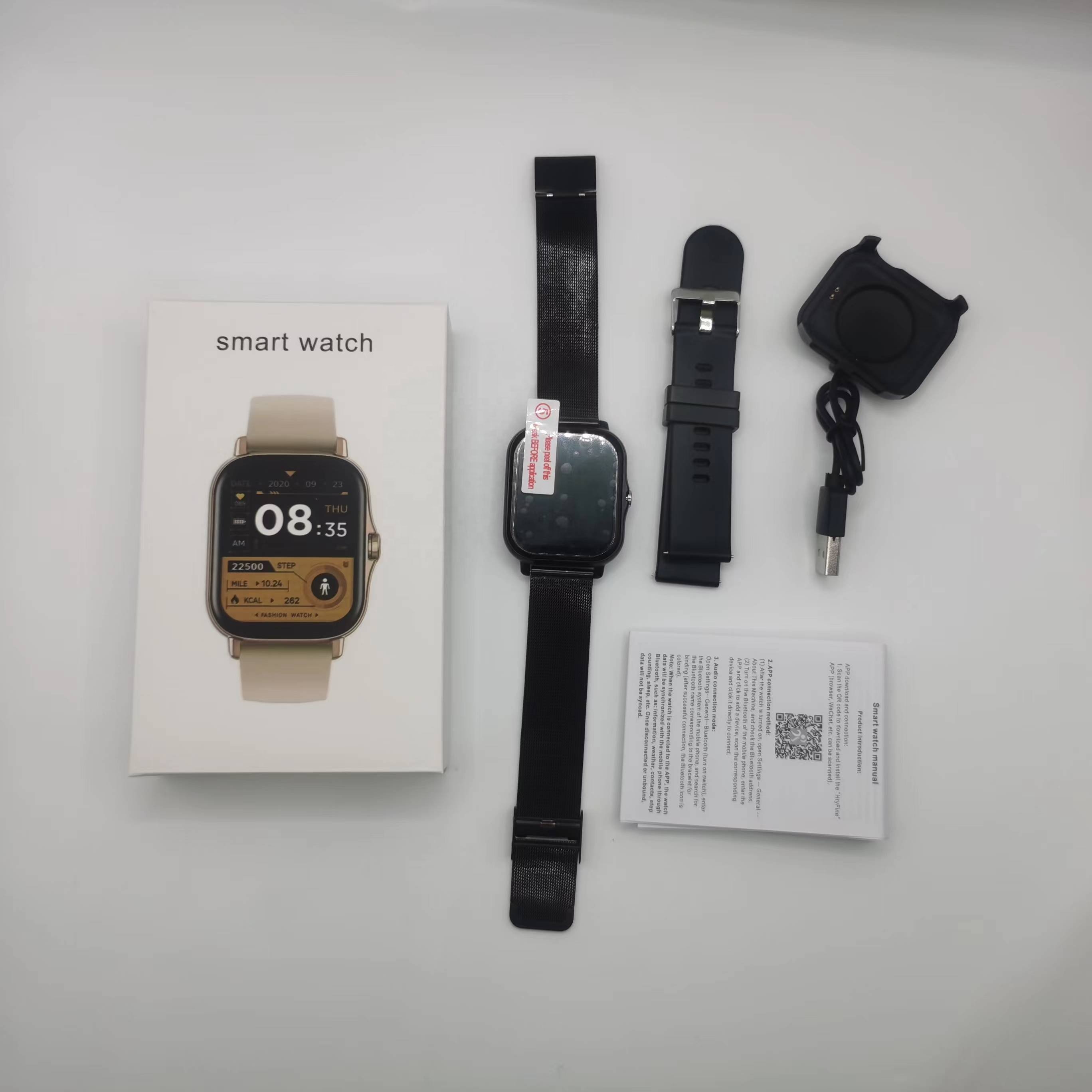 2024 Hot Selling Y13 Smart Watch Fitness Waterproof BT Smartwatch H13 GT20 Big Screen Men Manufacturer Custom Reloj Inteligente