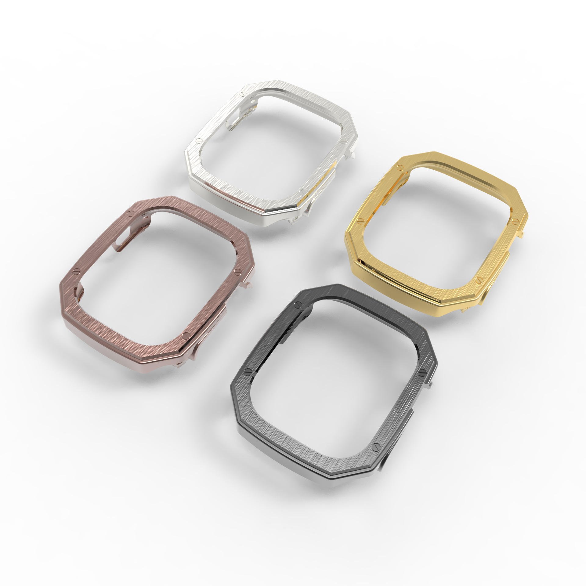 Lightweight Electroplate Metallic Color Bumper Watch Case for Apple Watch 7 8 Ultra Protective Smart Watch Case Cover for Iwatch