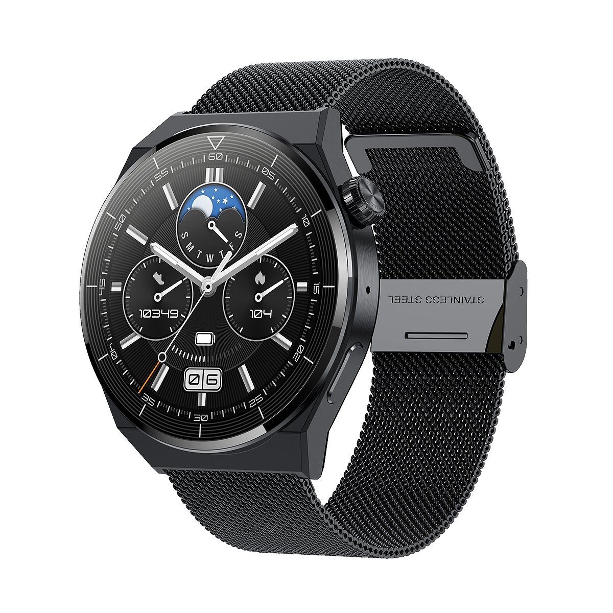 2023 new arrivals HK46 Smart watch for 1.36inch BT Calling ip68 bt calling Oxygen Heart Rate Testing NFC payment Smartwatches