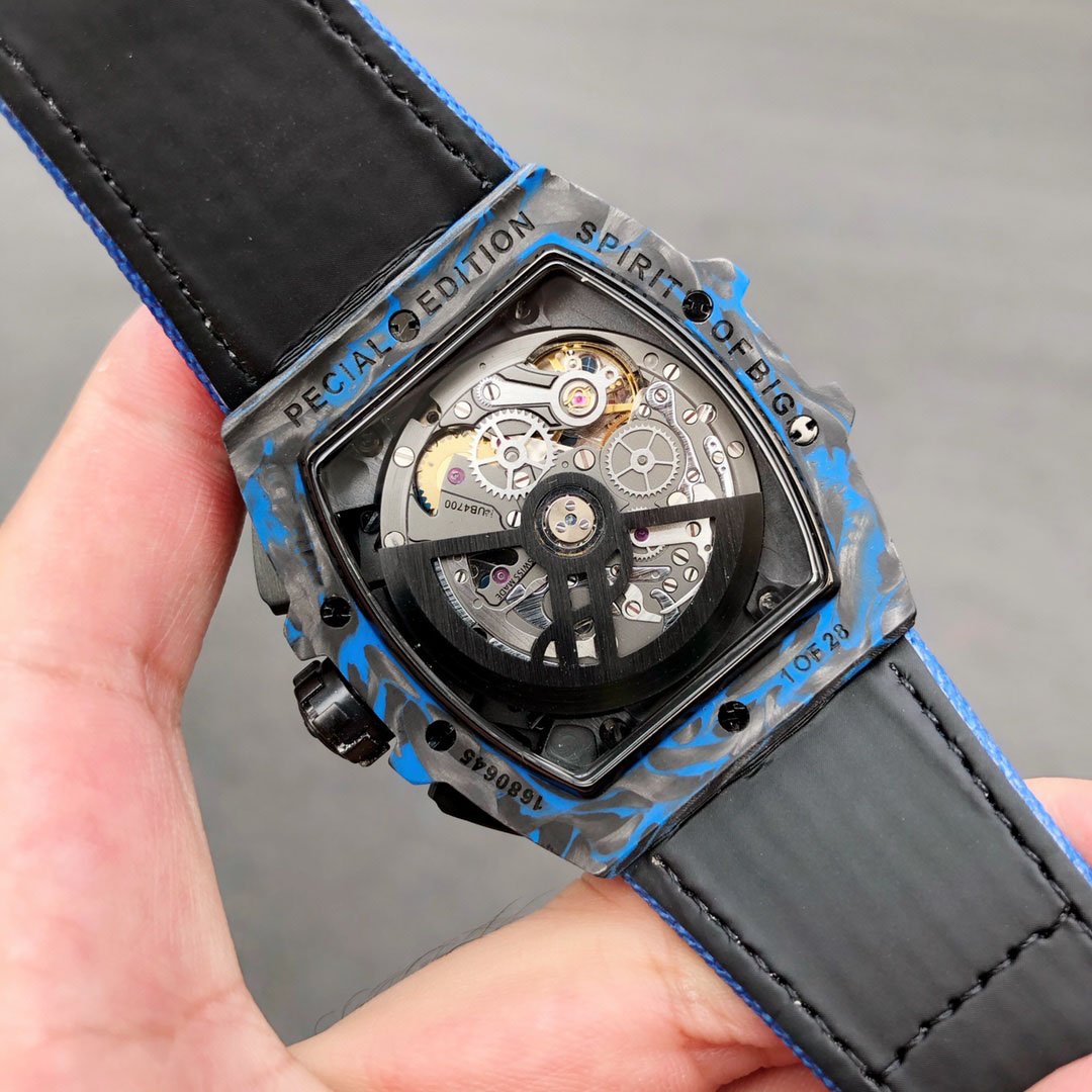 Hengbao Blow up Classical fusion series wine barrel hollowing automatic multi-function timing automatic mechanical watch
