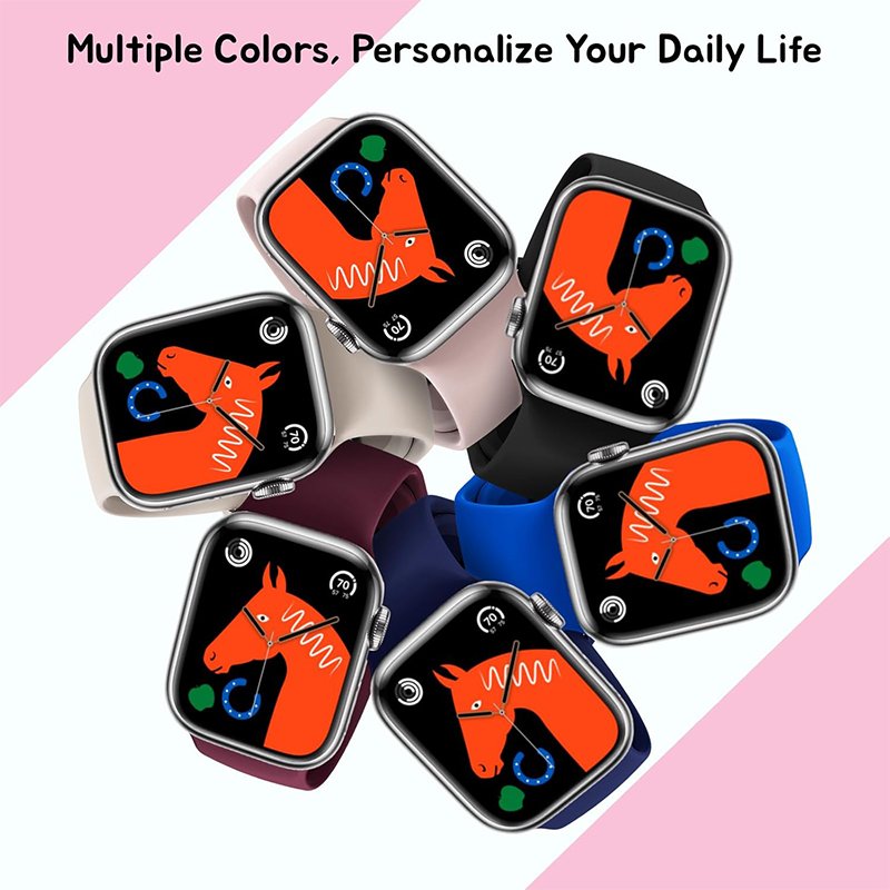 Smart Watch for Men Women 1.8" for Android iPhoneCompatible IP66 Smartwatch Heart Rate Sleep Fitness Tracker