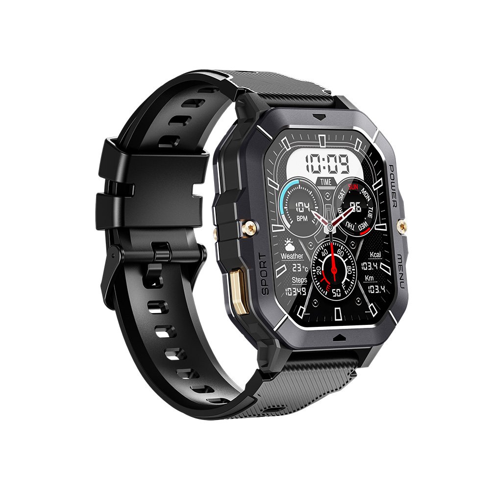 2024 latest 2.03inch multi-sport outdoor smartwatch 1 ATM waterproof shockproof rugged smart watches for men