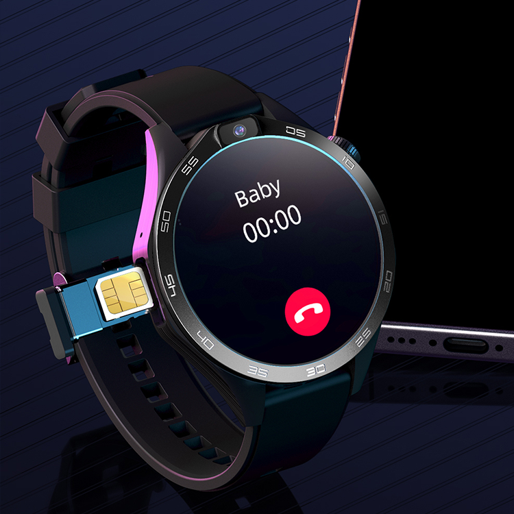 X11 Round screen card Phone watch 1.85-inch smart watch Front and rear camera Heart rate
