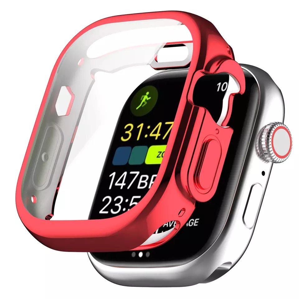 TPU Electroplated All-inclusive smart watch series 8 Protective Case For Apple Watch 8 49mm Protector Watch Case