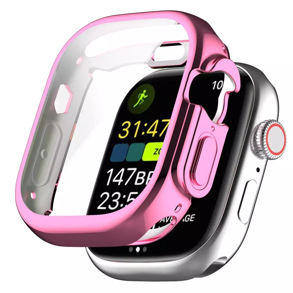 TPU Electroplated All-inclusive smart watch series 8 Protective Case For Apple Watch 8 49mm Protector Watch Case