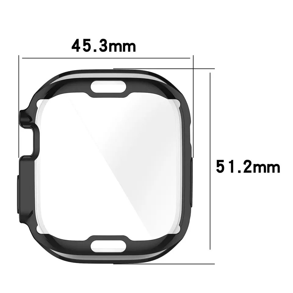 TPU Electroplated All-inclusive smart watch series 8 Protective Case For Apple Watch 8 49mm Protector Watch Case