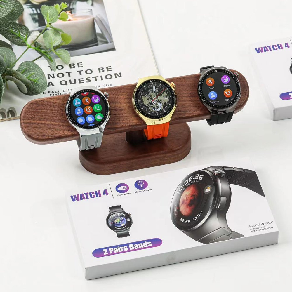 High Quality Android Smartwatch Wearable Devices Watch 4 Pro Smartband Round Sports Smart Watch For Men