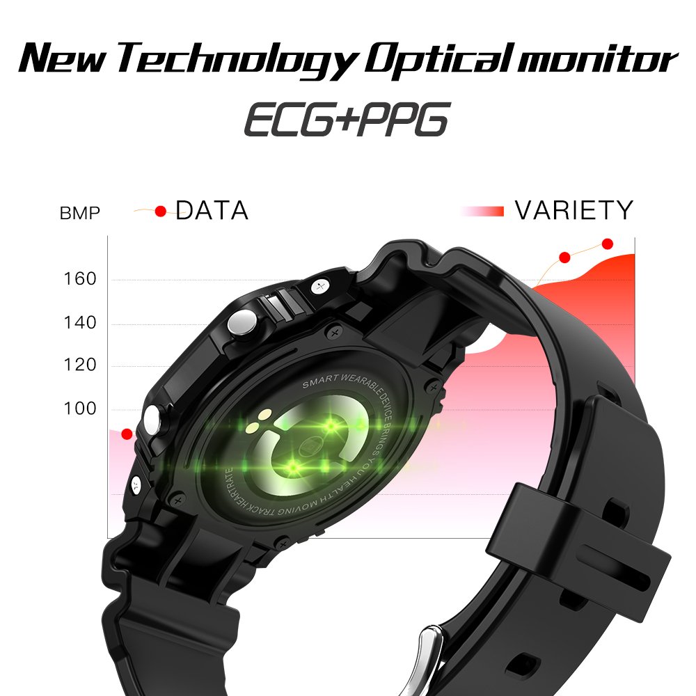 X12 Smart Watch for Men Women Blood Pressure Heart Rate Monitor Waterproof Smartwatch Wrist compatible Android Reloj Inteligente