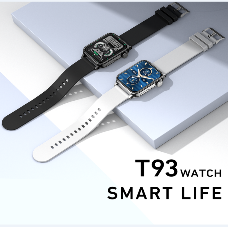 smart watch 2024 T93 1.83 inch health monitor multi-locomotion mode weather montre intelligente pour homme