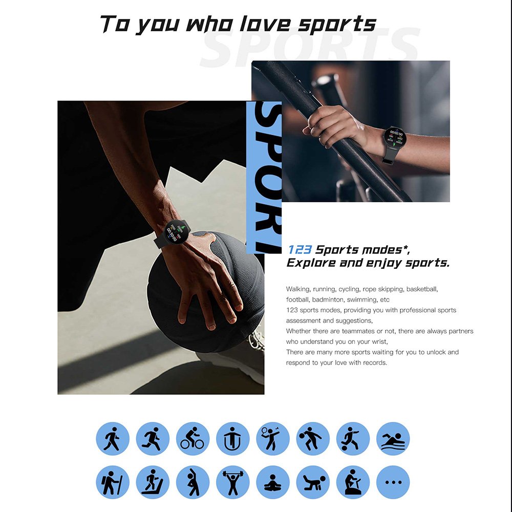 ZL78 pro Smart Watch for Men Women BT Calling Watch Heart Rate Monitor Reloj Smartwatch with Long Battery Life Dafit APP