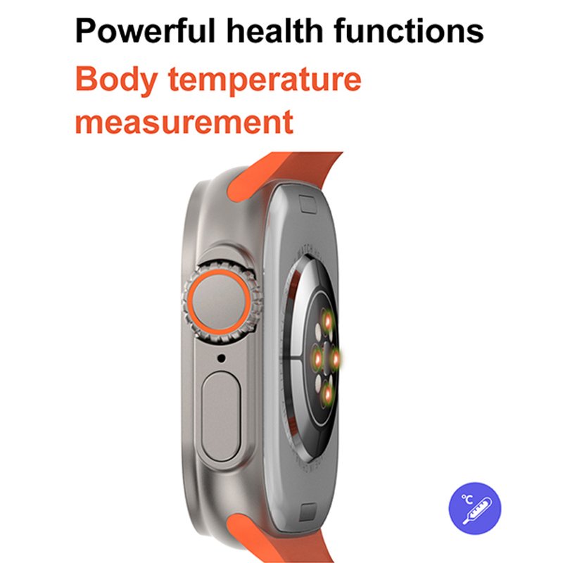 Smart sport watches MAFAM DT8 ultra 2.0 inch touch big screen wireless charging nfc payment intelegance watch factory