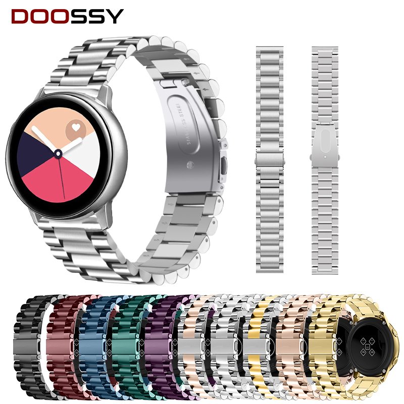 High-quality 20mm 22mm Replacement Wristband Strap Stainless Steel Smart Watch Band