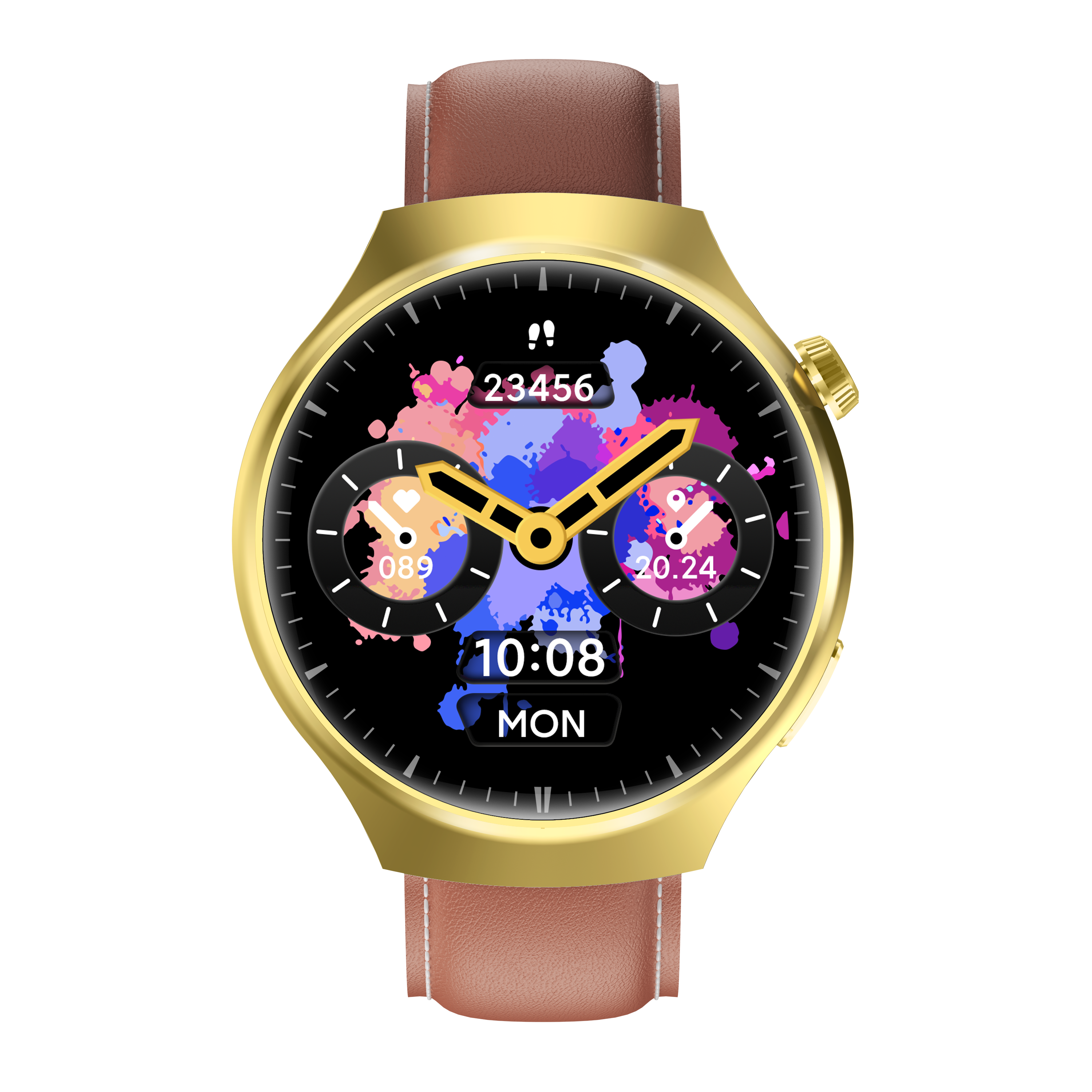 1.5inch 200mah battery round face android smartwatch wireless charger sports smart watches 4 pro