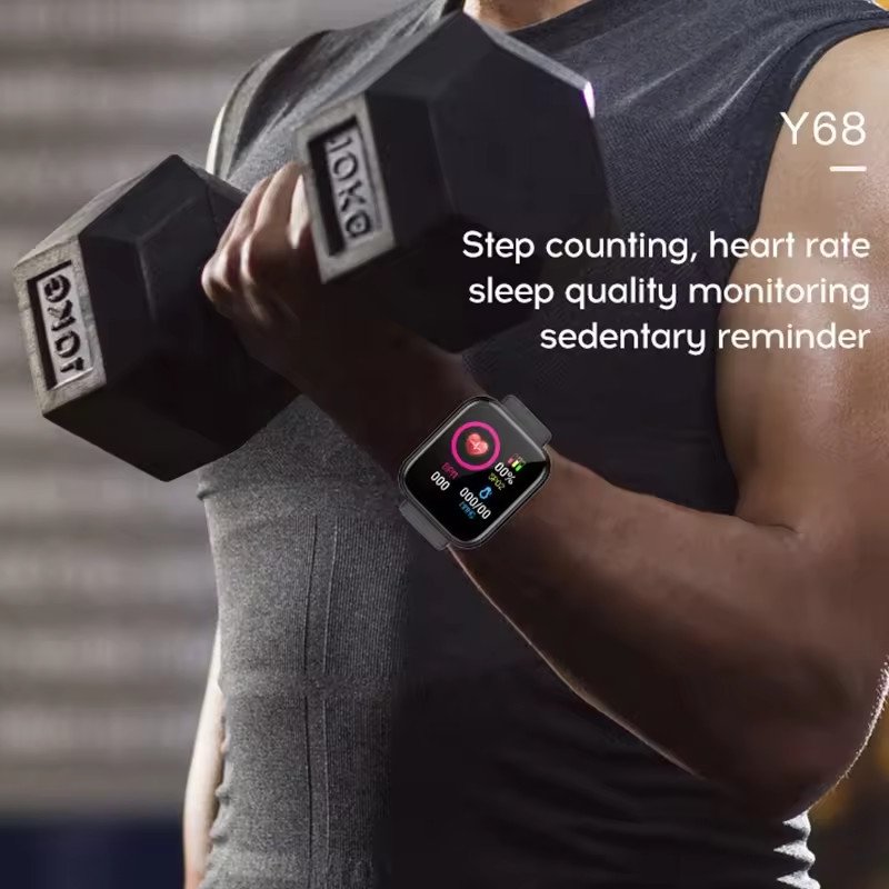 Smart watch reloj inteligente d20 y68 plus ultra series 9 t500 t800 t900 ultra smartwatch smart touch watch for men women 2024