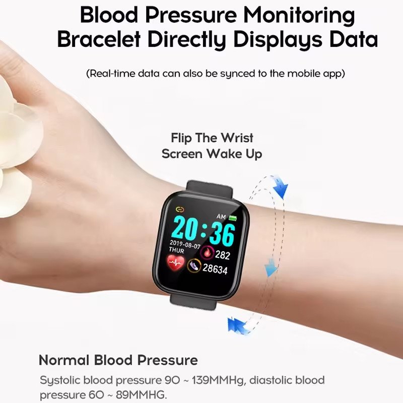 Smart watch reloj inteligente d20 y68 plus ultra series 9 t500 t800 t900 ultra smartwatch smart touch watch for men women 2024
