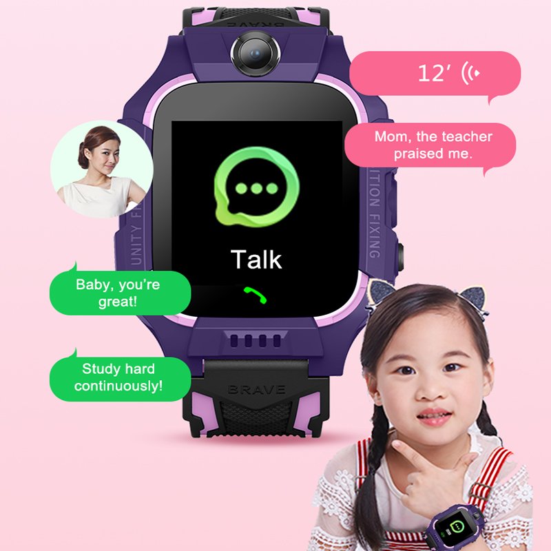 1.44'' Color Touch Screen Smart Phone Children LBS Tracking with Gps Smart Watch Con Chip CYX Waterproof Q19 Kids Smart Watch
