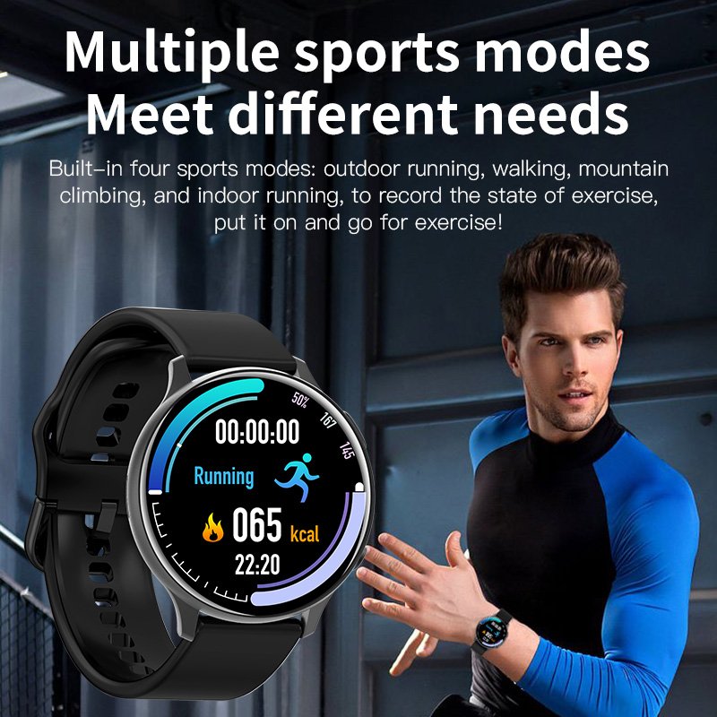2024 new smart watch mc66 simple HD touch screen HD original sound new UI sports mode smart watch mc66 for men and women