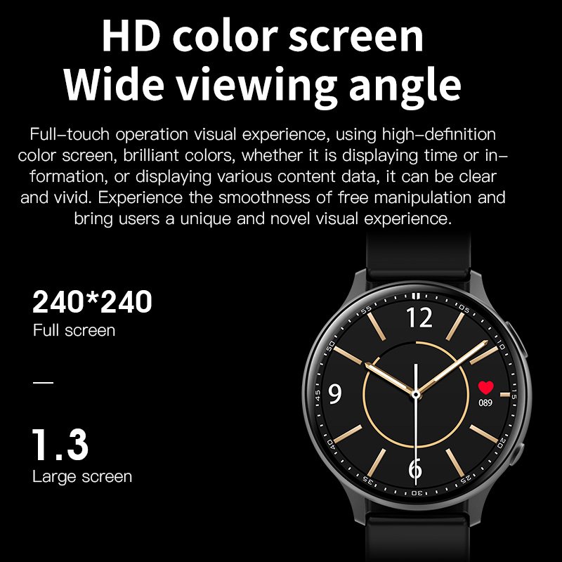 2024 new smart watch mc66 simple HD touch screen HD original sound new UI sports mode smart watch mc66 for men and women