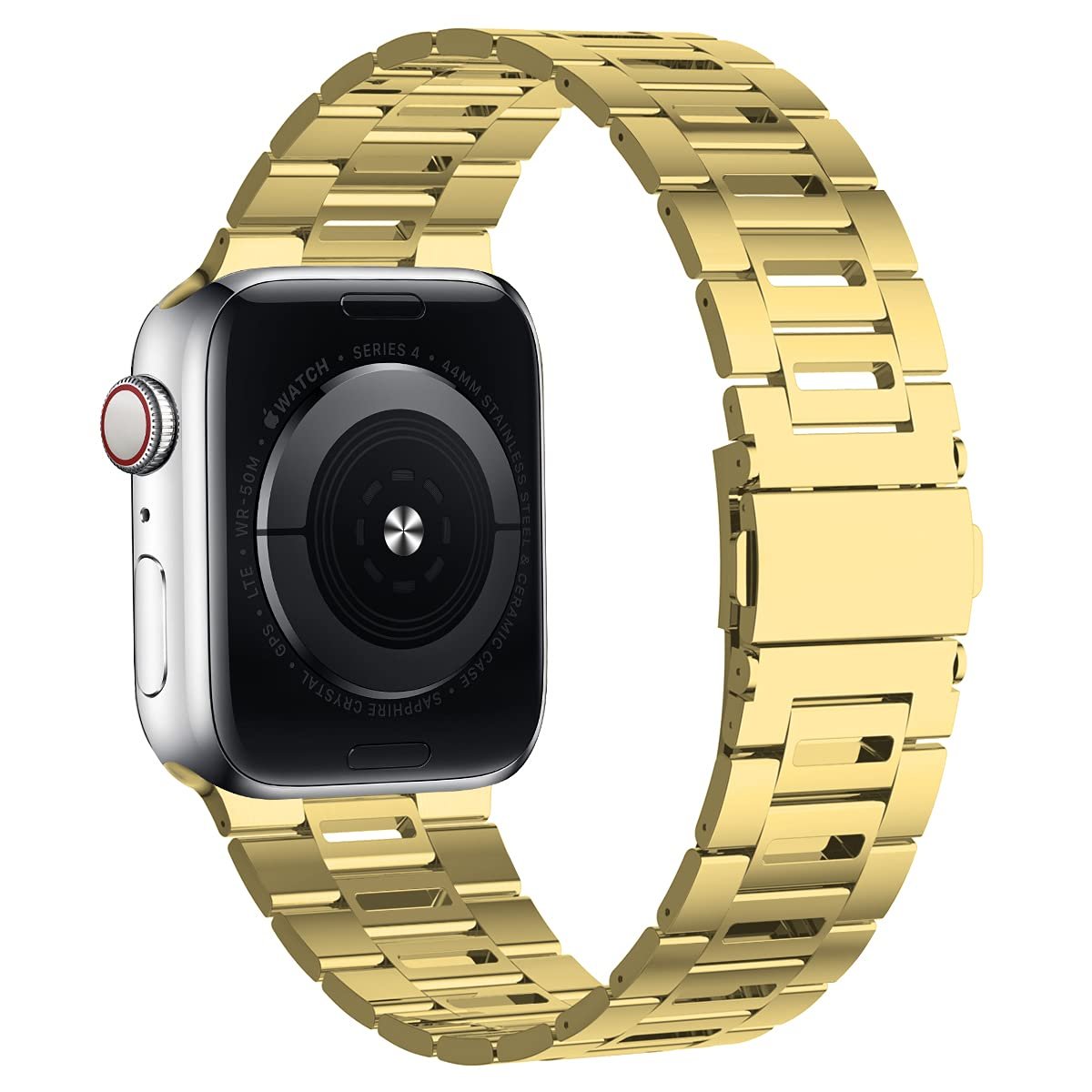 KeepWin Custom Metal Thin Watch strap Light Breathable Stainless Steel Smart Watch Bands for iWatch Band Series 87/6/5/4/3/2/1